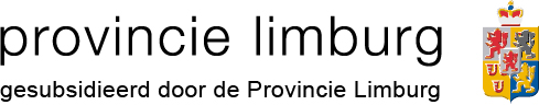 Logo Prov Limburg gesubsidieerd door (kleur)